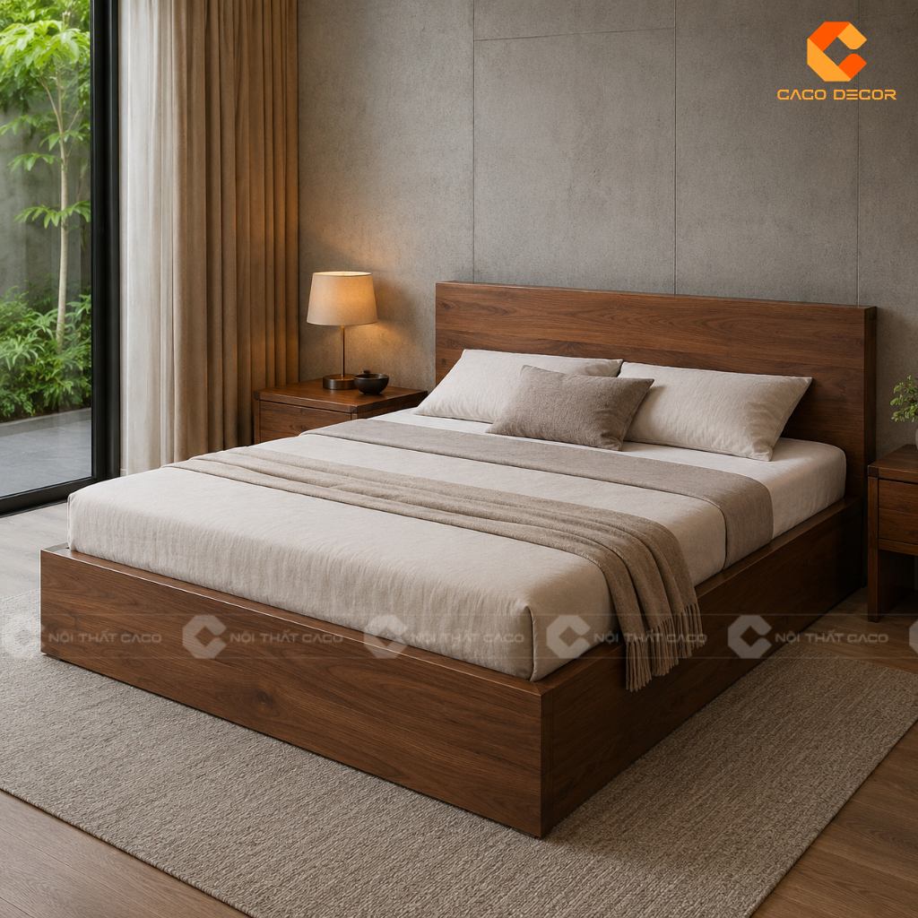 Các Mẫu Giường Gỗ Đẹp Hiện Đại Giá Trực Tiếp Xưởng Sản Xuất 23