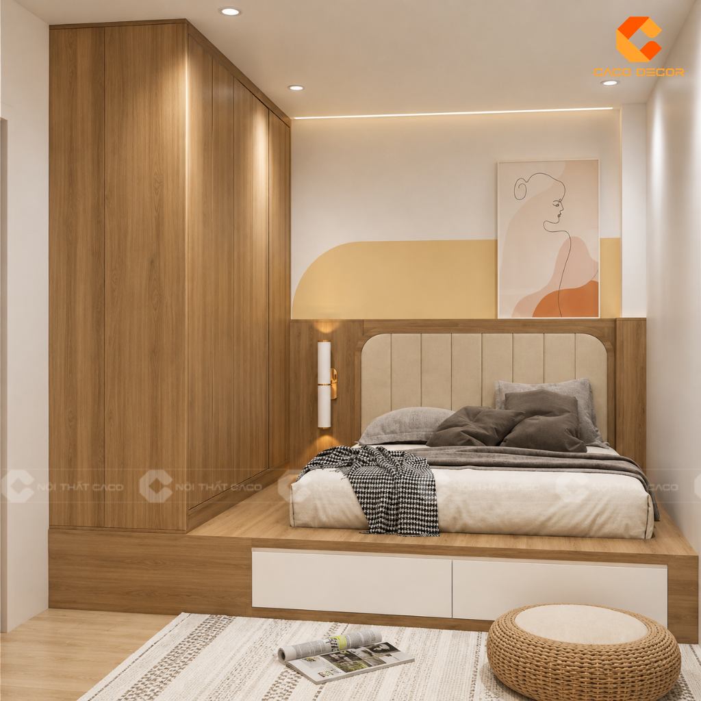 Các Mẫu Giường Gỗ Đẹp Hiện Đại Giá Trực Tiếp Xưởng Sản Xuất 24