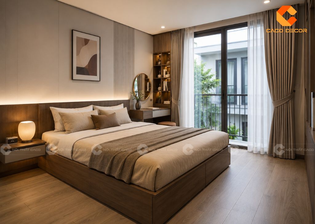 29+ Mẫu Giường Hộp Đẹp Sang Trọng, Tối Ưu Phòng Ngủ Nhỏ 12