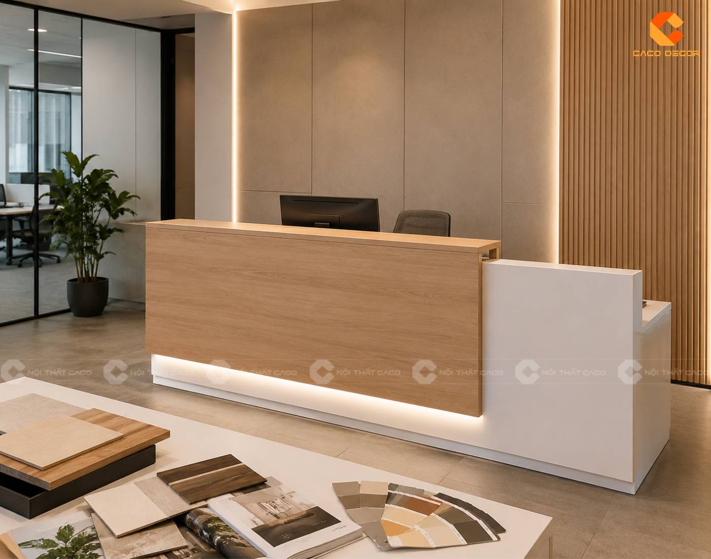 55+ Bàn Quầy Lễ Tân Đẹp, Hiện Đại, Giá Xưởng 2026 20