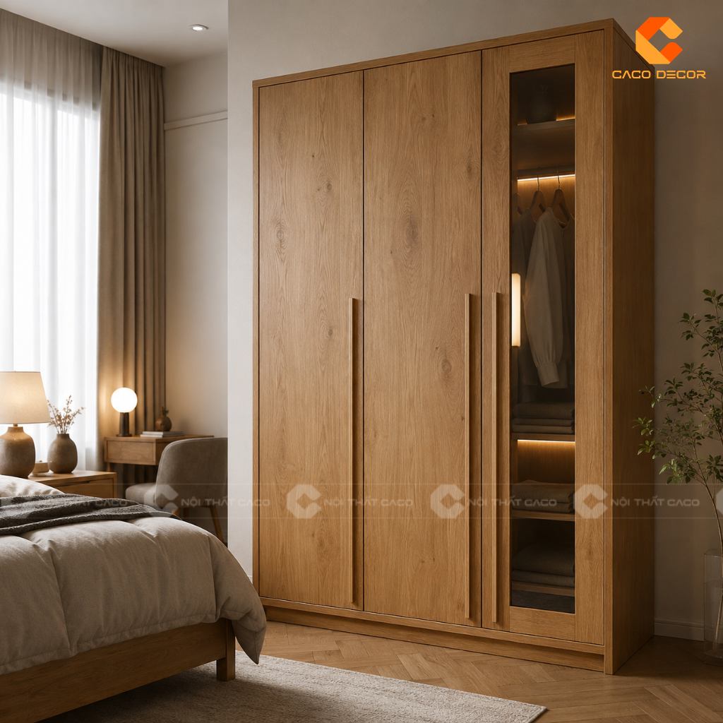 Những Mẫu Tủ Quần Áo 3 Cánh Đẹp Xu Hướng Của Năm 11