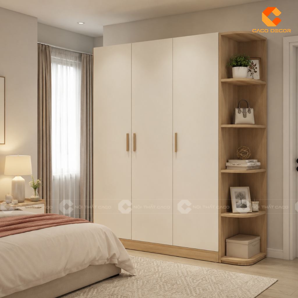 Những Mẫu Tủ Quần Áo 3 Cánh Đẹp Xu Hướng Của Năm 13