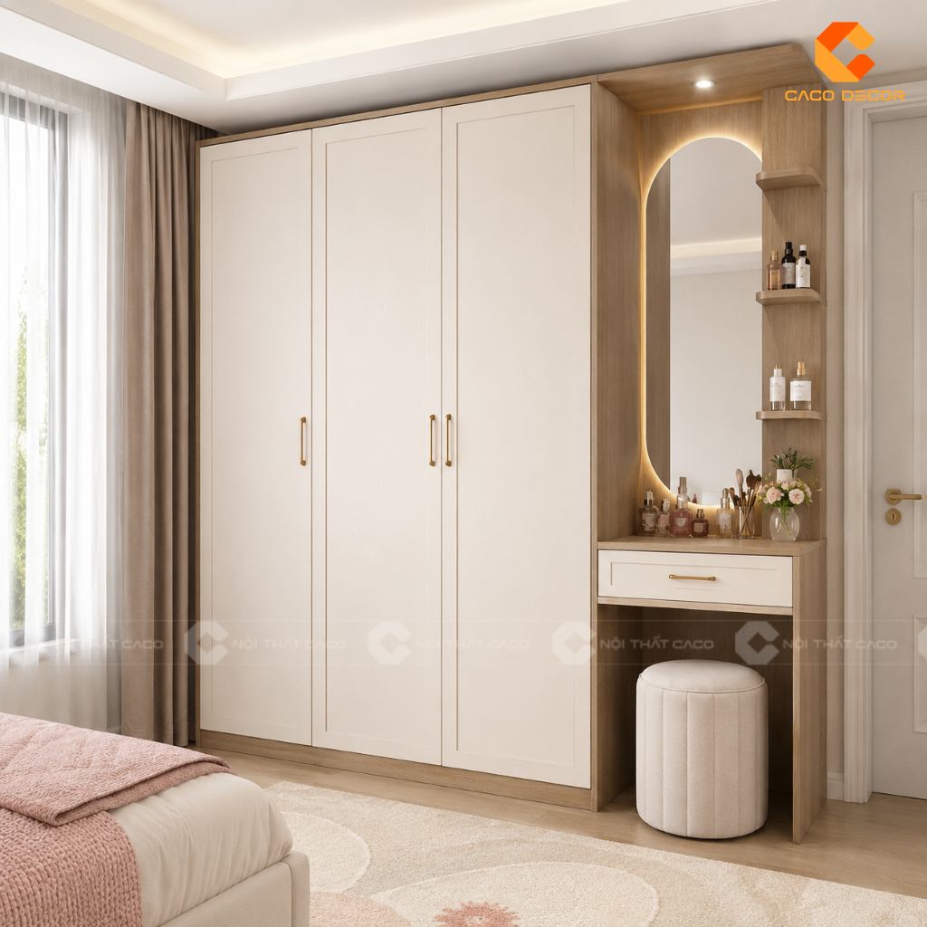 Những Mẫu Tủ Quần Áo 3 Cánh Đẹp Xu Hướng Của Năm 18
