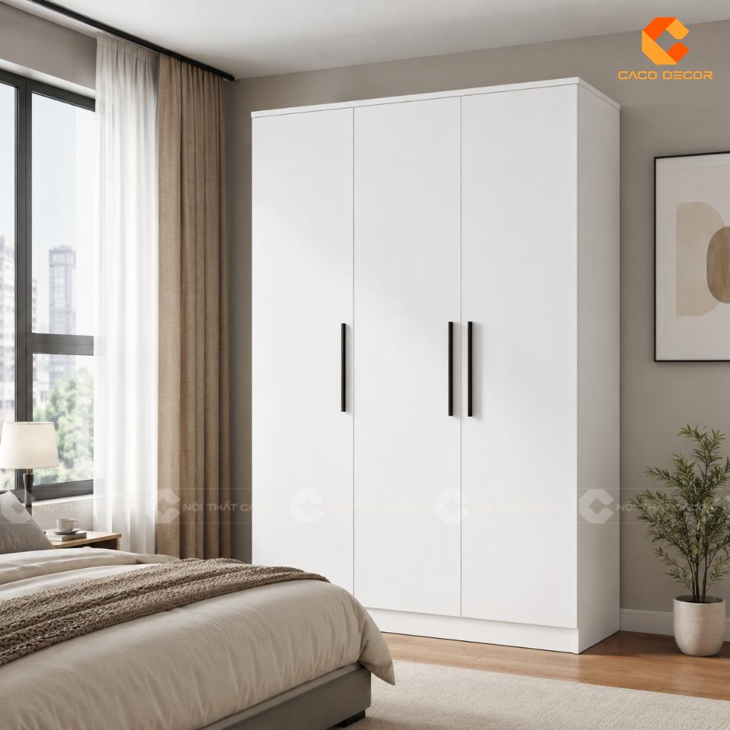 Những Mẫu Tủ Quần Áo 3 Cánh Đẹp Xu Hướng Của Năm 24