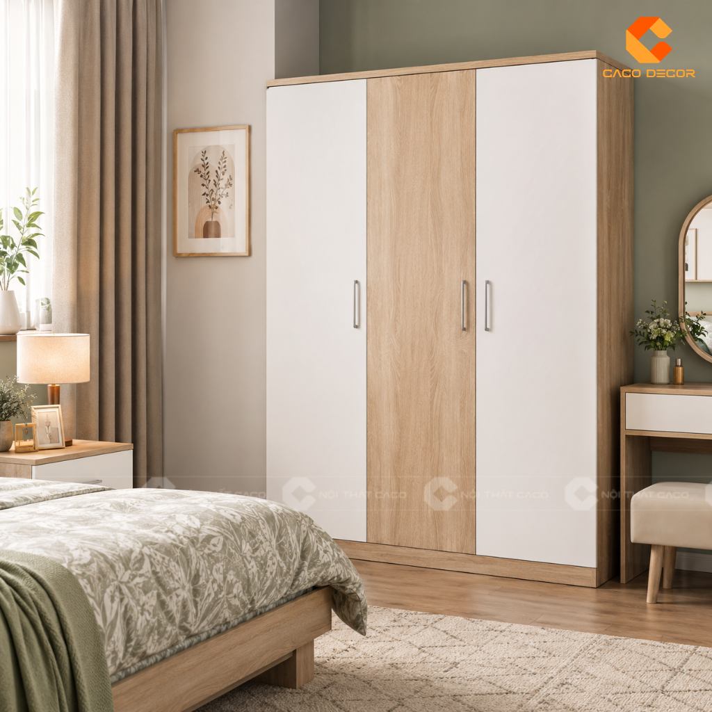 Những Mẫu Tủ Quần Áo 3 Cánh Đẹp Xu Hướng Của Năm 1