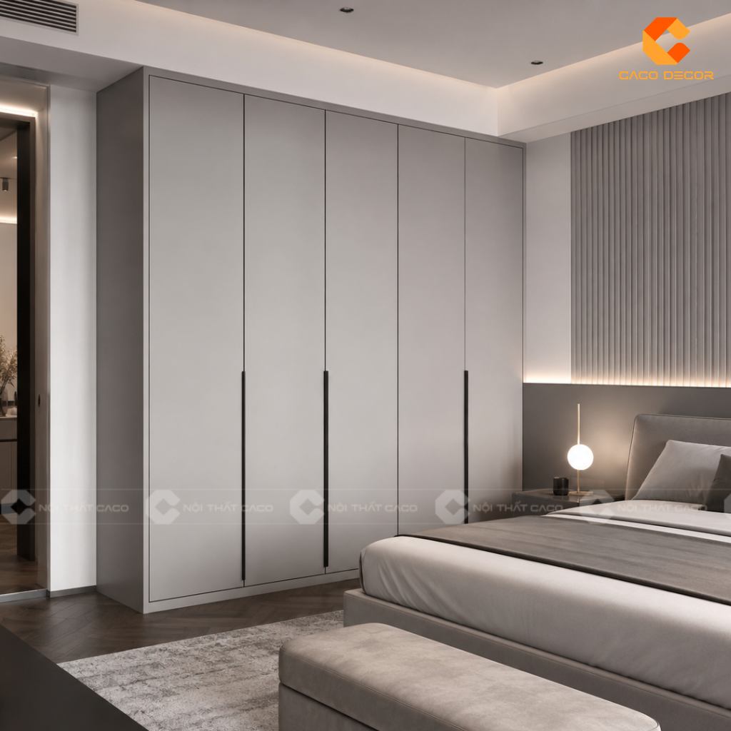 29+ Mẫu Tủ Quần Áo 5 Cánh Đẹp, Thiết Kế Hiện Đại 2026 12