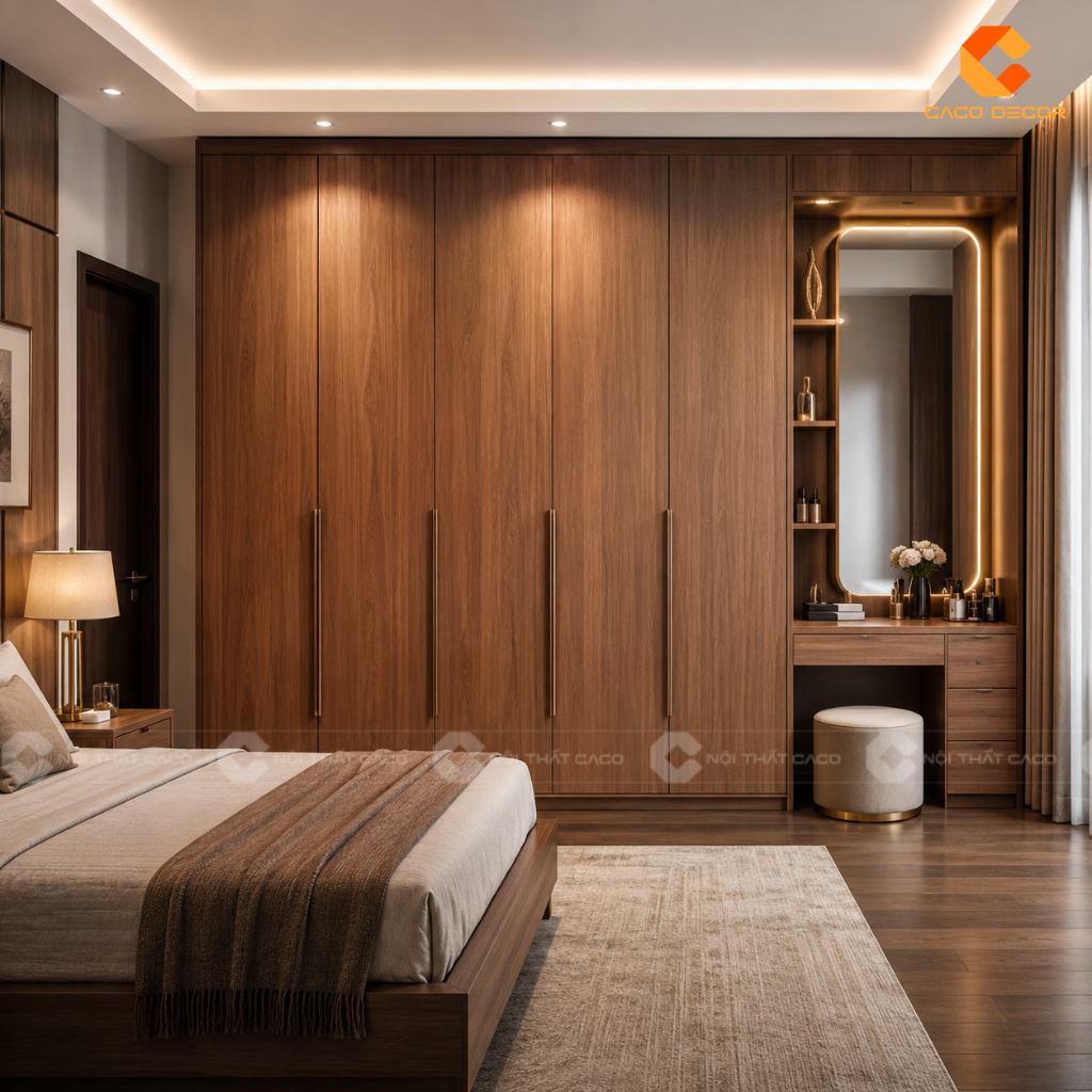 29+ Mẫu Tủ Quần Áo 5 Cánh Đẹp, Thiết Kế Hiện Đại 2026 16