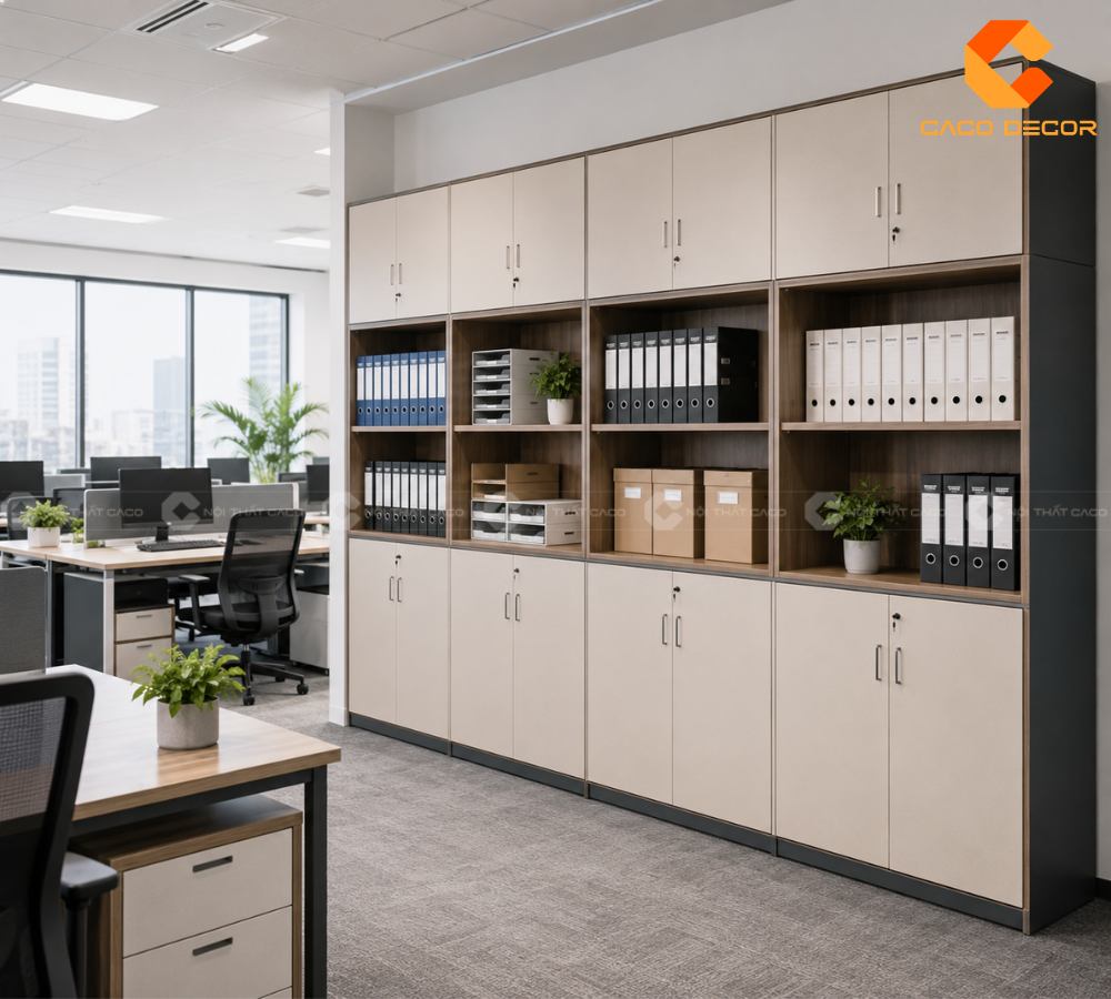 Tủ đựng hồ sơ cho phòng làm việc nhân viên