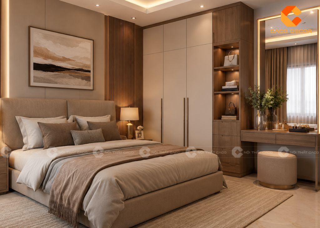 Phối cảnh 3D thiết kế nội thất phòng ngủ