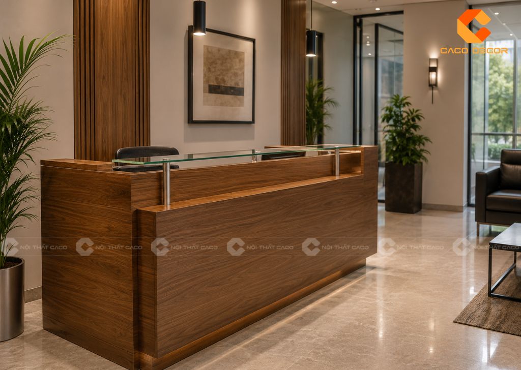 CaCo - Địa Chỉ Đóng Quầy Lễ Tân Gỗ Theo Yêu Cầu Giá Rẻ TPHCM 6