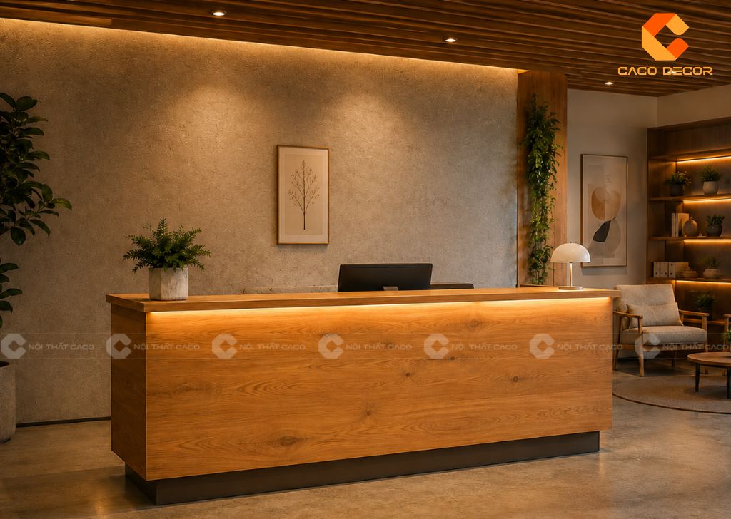 CaCo - Địa Chỉ Đóng Quầy Lễ Tân Gỗ Theo Yêu Cầu Giá Rẻ TPHCM 12