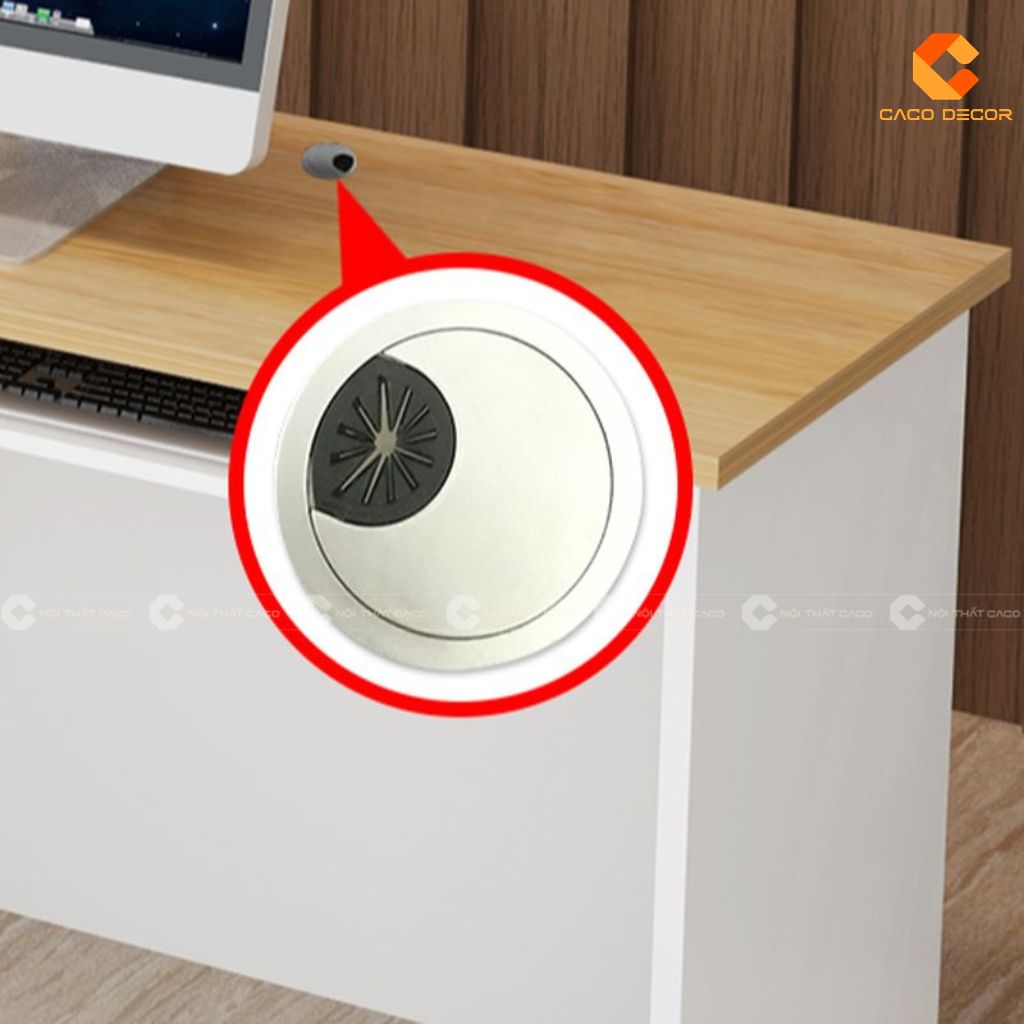 Quầy Lễ Tân Gỗ Công Nghiệp QLT028 Tiện Dụng | CaCo 3