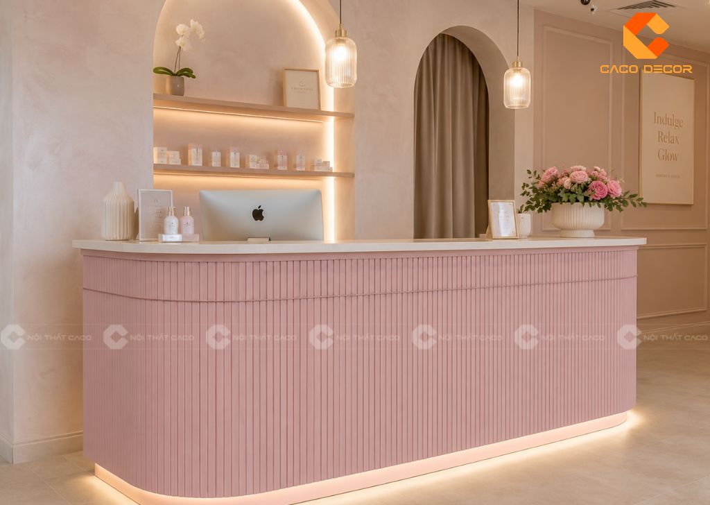 Quầy Lễ Tân Spa: 29+ Mẫu Đẹp, Hiện Đại, Giá Tốt 2026 5