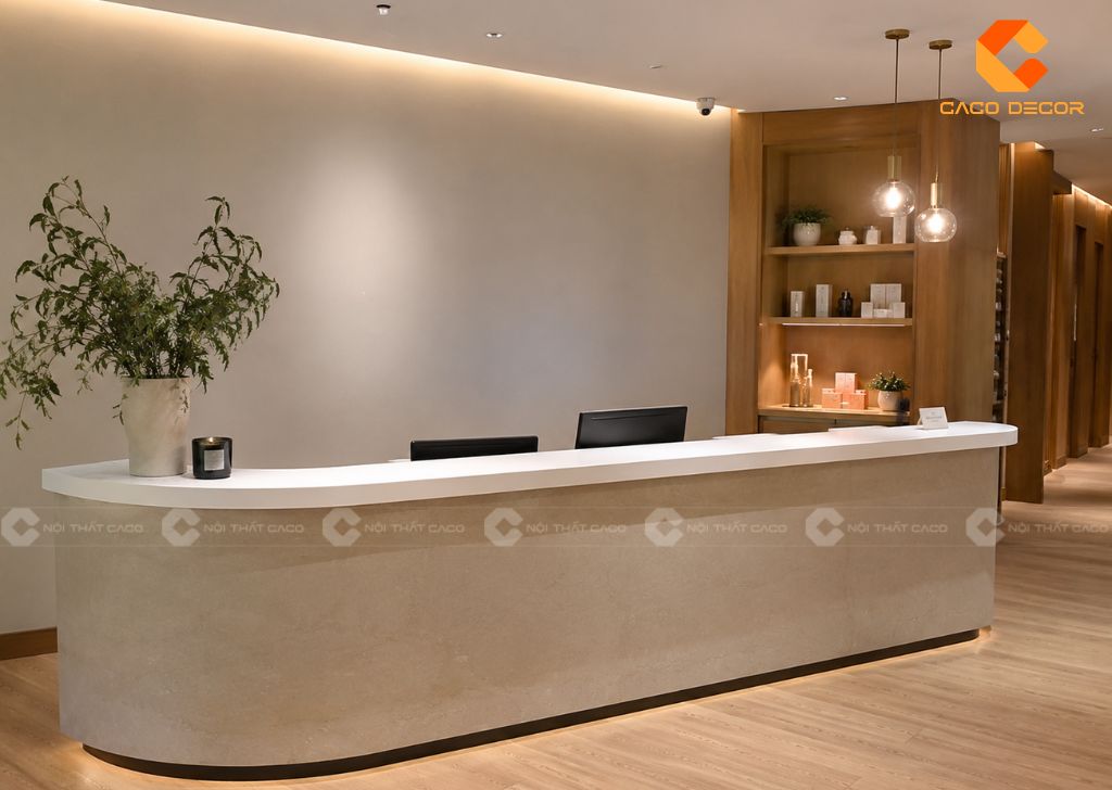 Quầy Lễ Tân Spa: 29+ Mẫu Đẹp, Hiện Đại, Giá Tốt 2026 14