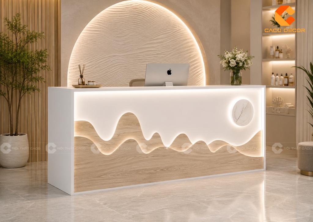 Quầy Lễ Tân Spa: 29+ Mẫu Đẹp, Hiện Đại, Giá Tốt 2026 22