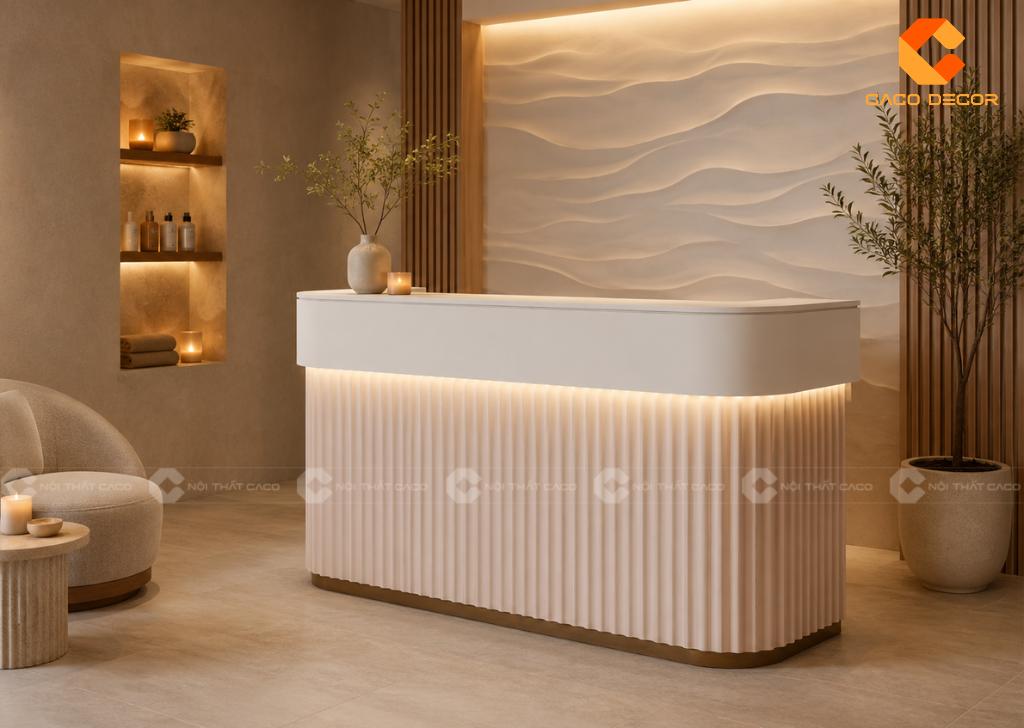 Quầy Lễ Tân Spa: 29+ Mẫu Đẹp, Hiện Đại, Giá Tốt 2026 6