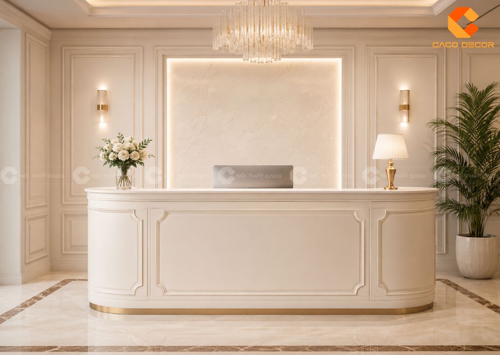 Kinh Nghiệm Mua Quầy Lễ Tân Giá Rẻ Đẹp, Chất Lượng Cao 12