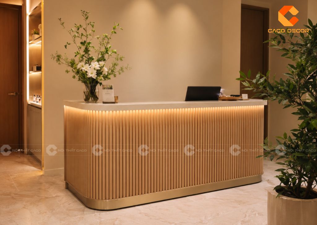 Quầy Lễ Tân Spa: 29+ Mẫu Đẹp, Hiện Đại, Giá Tốt 2026 9