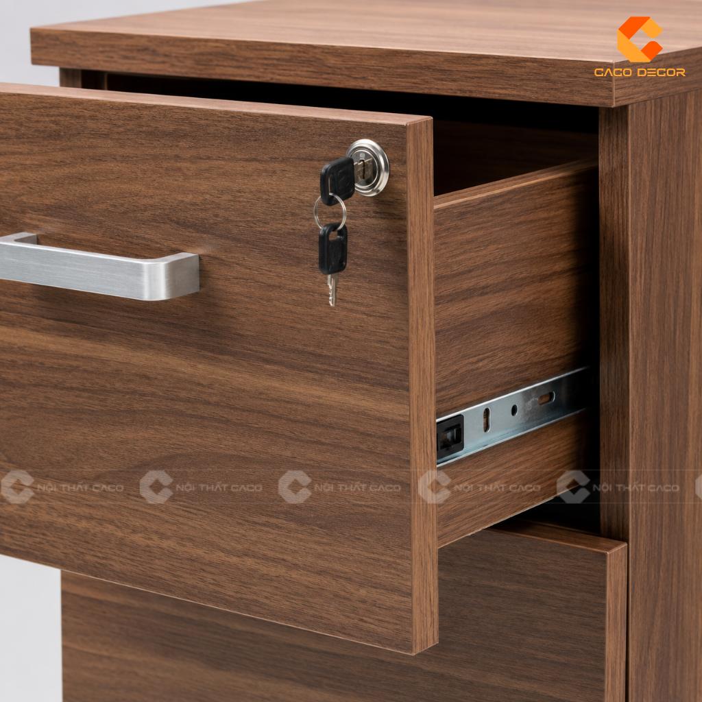 Ray trượt ở hộc kéo tủ hồ sơ nhỏ cao cấp để kéo mở êm