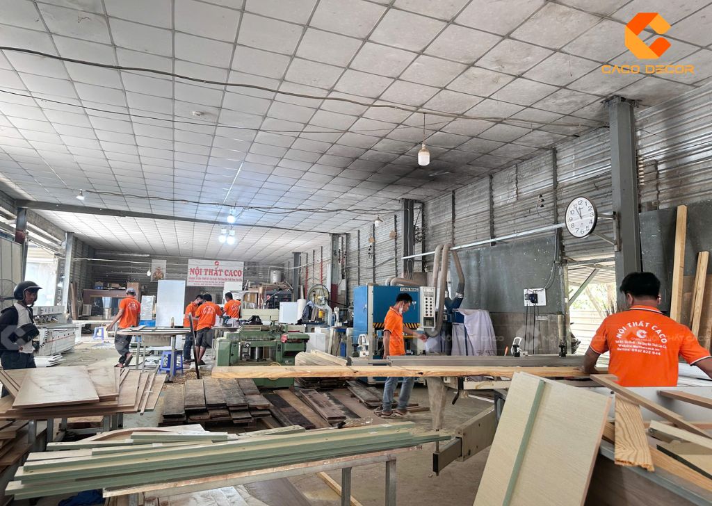 Xưởng sản xuất Nội Thất CaCo rộng hơn 1000m2