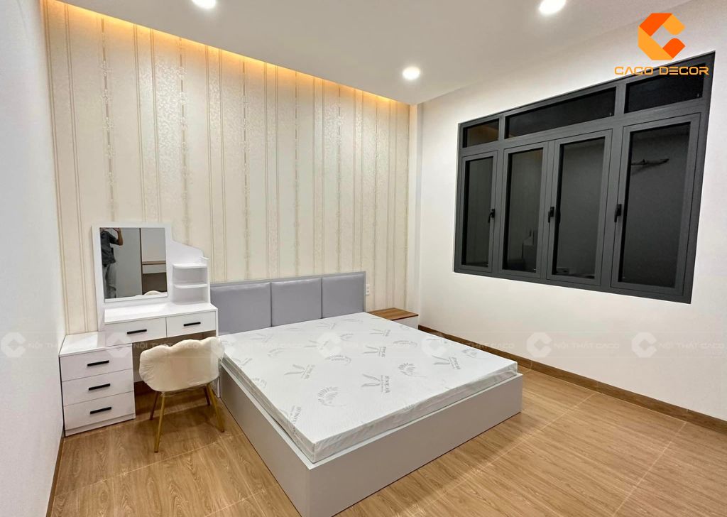 Tab đầu giường thi công thực tế tại CaCo
