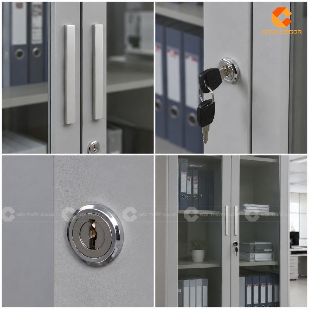 25 Mẫu Tủ Hồ Sơ Cánh Kính Đẹp Hiện Đại, Lưu Trữ Khoa Học 2