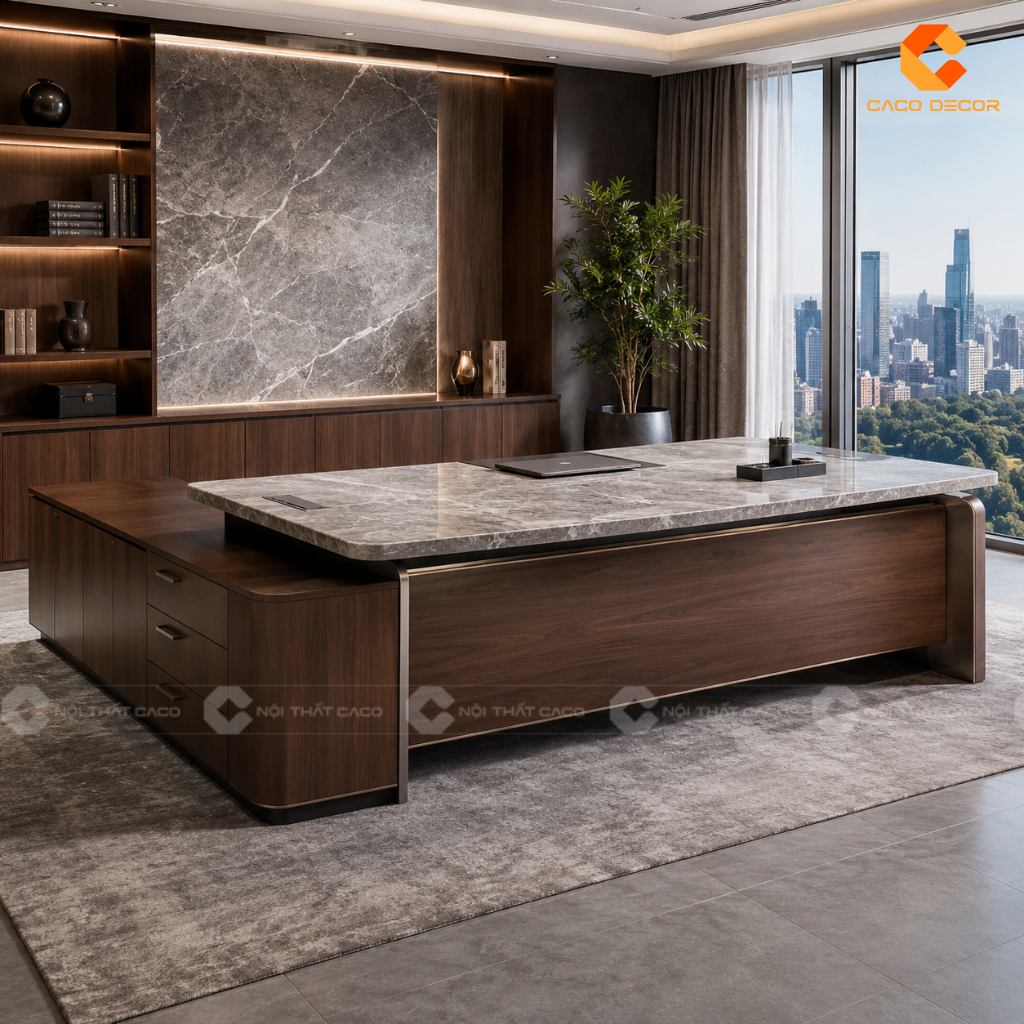 Mua Bàn Giám Đốc Có Tủ Phụ Liền Hay Tủ Di Động Sẽ Tiện Hơn? 21