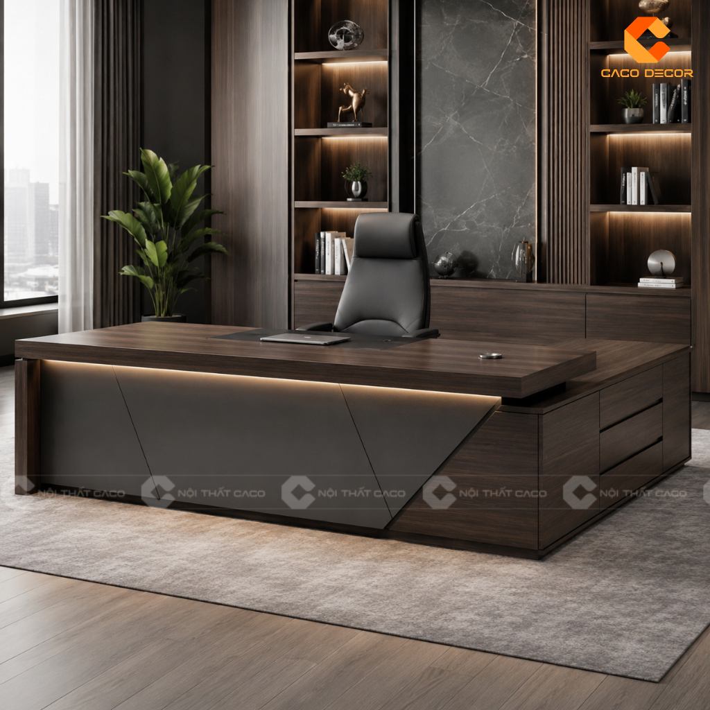 Mua Bàn Giám Đốc Có Tủ Phụ Liền Hay Tủ Di Động Sẽ Tiện Hơn? 18