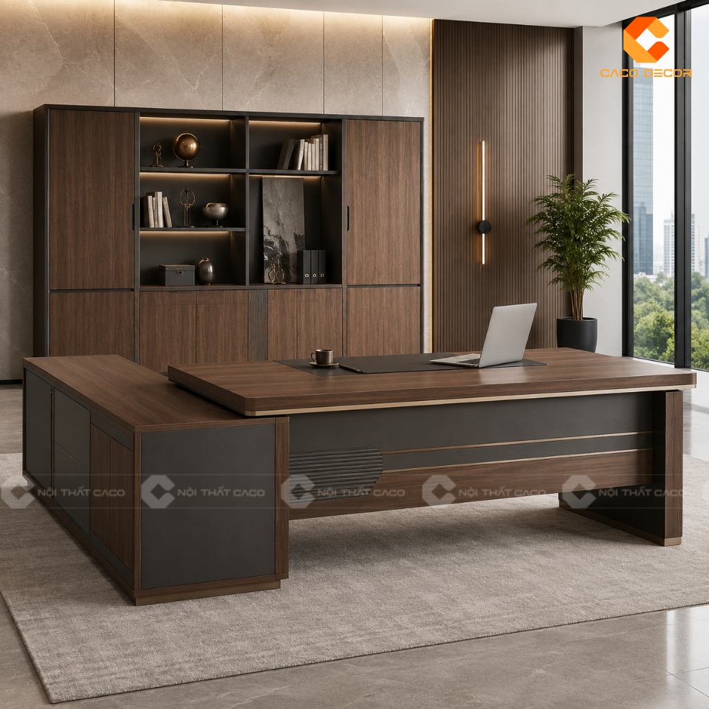 Mua Bàn Giám Đốc Có Tủ Phụ Liền Hay Tủ Di Động Sẽ Tiện Hơn? 19