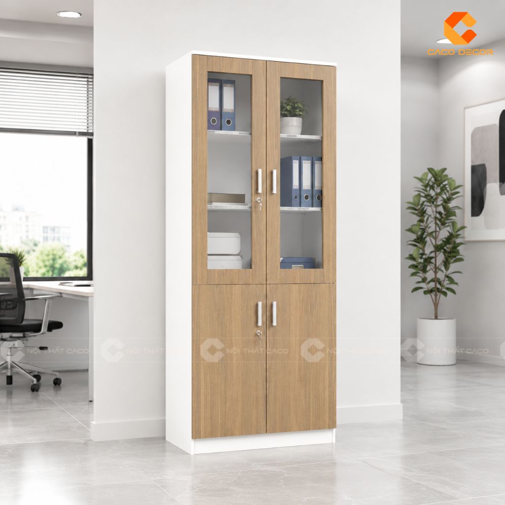 25 Mẫu Tủ Hồ Sơ Cánh Kính Đẹp Hiện Đại, Lưu Trữ Khoa Học 5