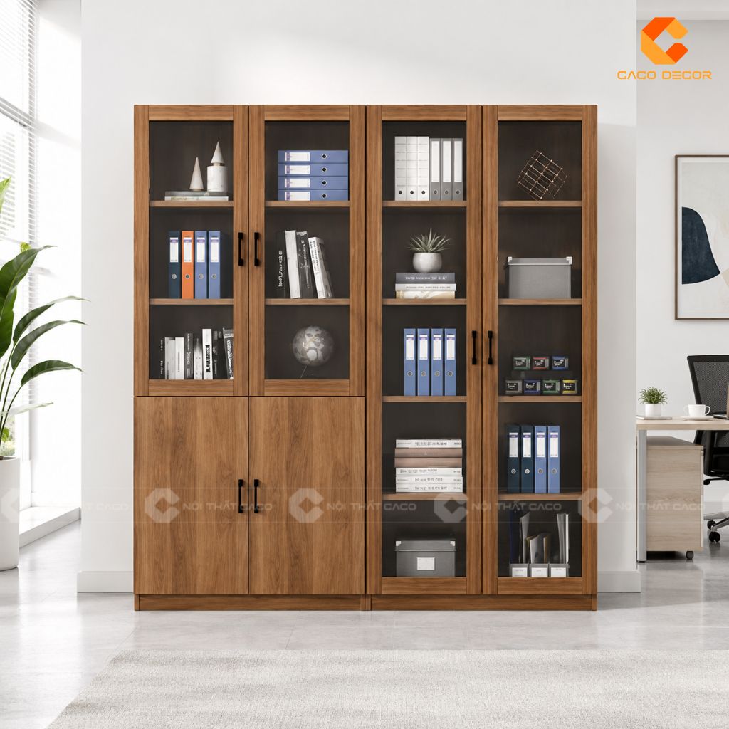 25 Mẫu Tủ Hồ Sơ Cánh Kính Đẹp Hiện Đại, Lưu Trữ Khoa Học 23