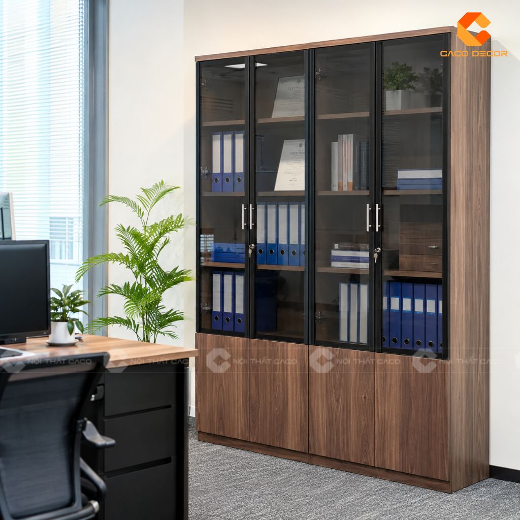 25 Mẫu Tủ Hồ Sơ Cánh Kính Đẹp Hiện Đại, Lưu Trữ Khoa Học 19