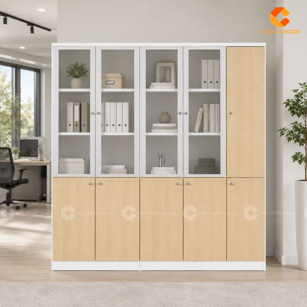25 Mẫu Tủ Hồ Sơ Cánh Kính Đẹp Hiện Đại, Lưu Trữ Khoa Học 1
