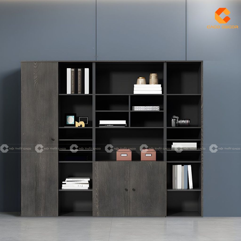 Tủ hồ sơ gỗ công nghiệp THS030 thiết kế hiện đại
