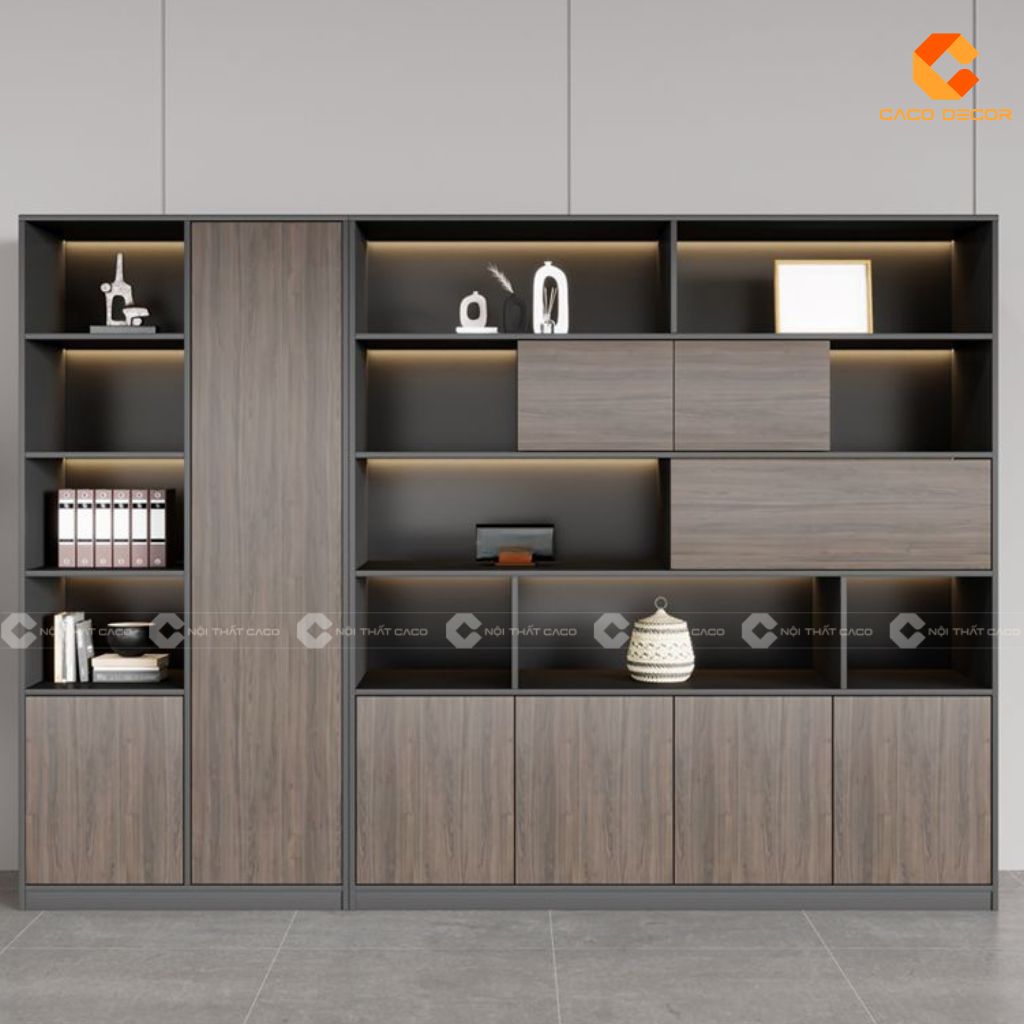 Tủ Hồ Sơ Gỗ Công Nghiệp THS031 Cao Cấp 6
