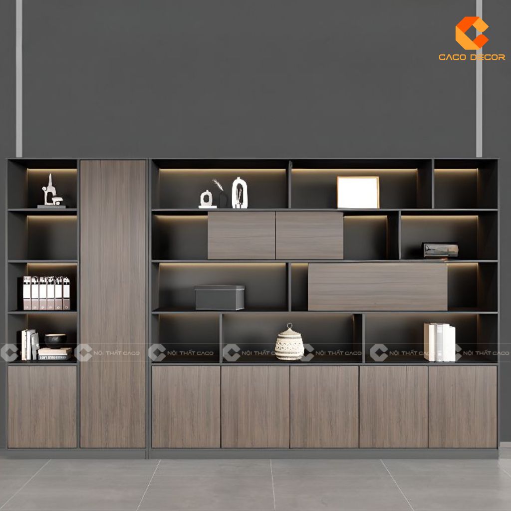 Tủ Hồ Sơ Gỗ Công Nghiệp THS031 Cao Cấp 7