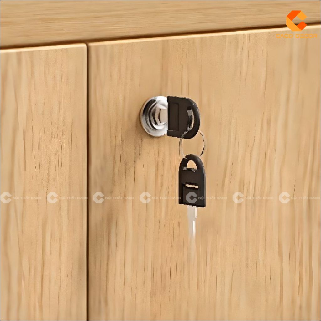Tủ hồ sơ gỗ công nghiệp THS037 khóa an toàn