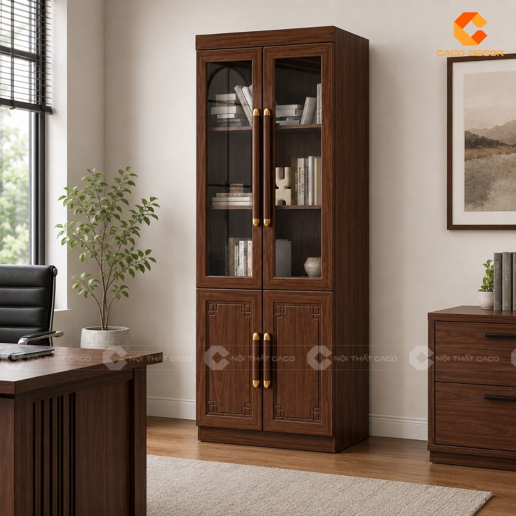 20+ Mẫu Tủ Hồ Sơ Gỗ Tự Nhiên Đẹp, Bền Cho Văn Phòng  18