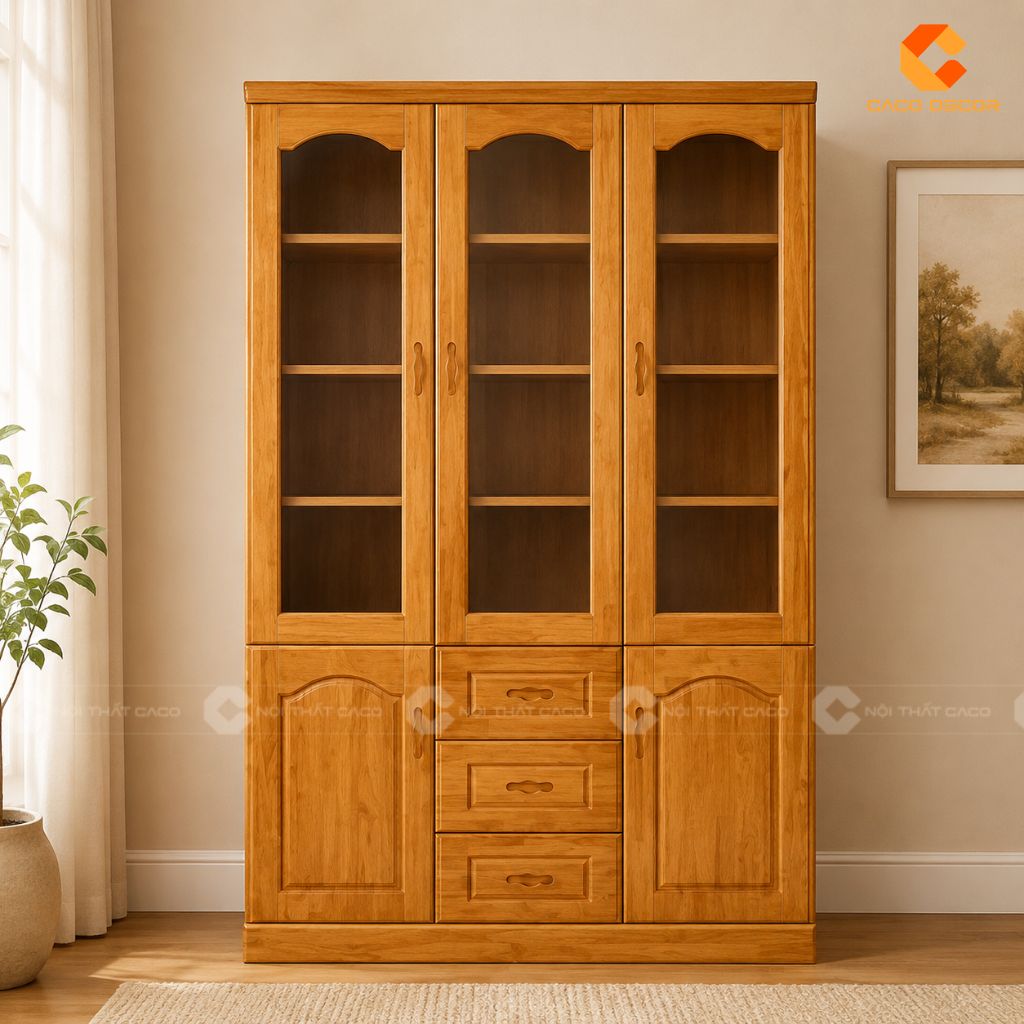20+ Mẫu Tủ Hồ Sơ Gỗ Tự Nhiên Đẹp, Bền Cho Văn Phòng  17