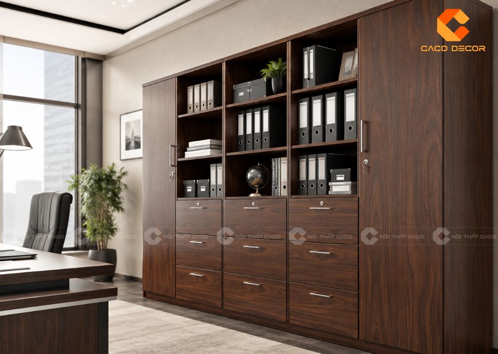 25+ Mẫu Tủ Đựng Hồ Sơ Nhiều Ngăn Đẹp Tiện Dụng, Giá Xưởng 18