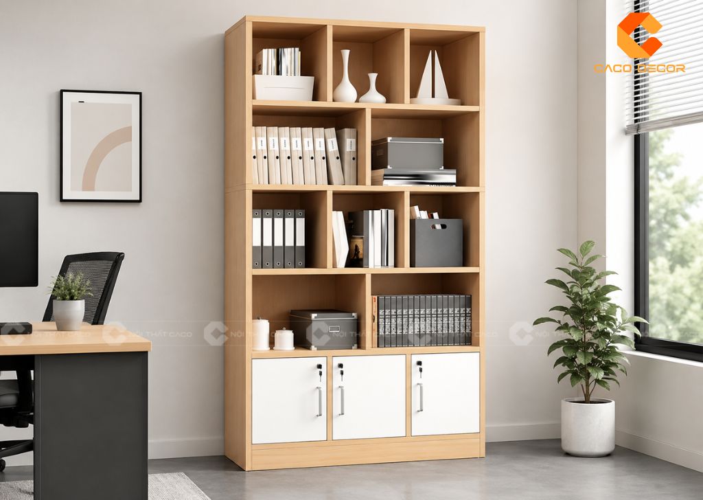 25+ Mẫu Tủ Đựng Hồ Sơ Nhiều Ngăn Đẹp Tiện Dụng, Giá Xưởng 15