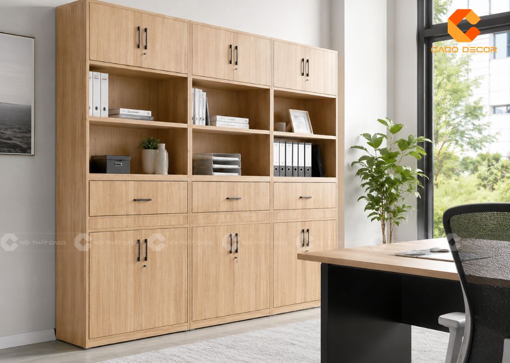 25+ Mẫu Tủ Đựng Hồ Sơ Nhiều Ngăn Đẹp Tiện Dụng, Giá Xưởng 9