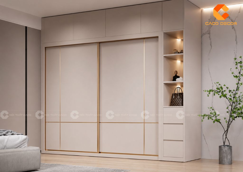30+ Mẫu Tủ Quần Áo Kịch Trần Đẹp Cho Phòng Ngủ 19