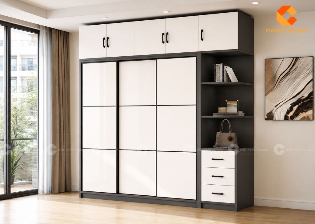 30+ Mẫu Tủ Quần Áo Kịch Trần Đẹp Cho Phòng Ngủ 23