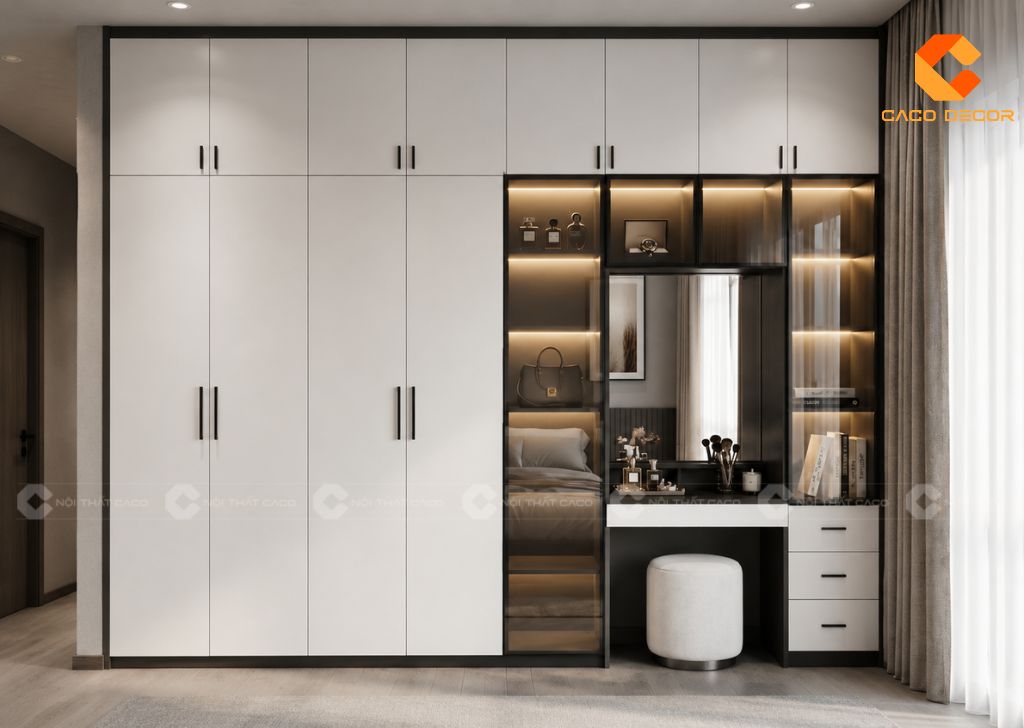 30+ Mẫu Tủ Quần Áo Kịch Trần Đẹp Cho Phòng Ngủ 5