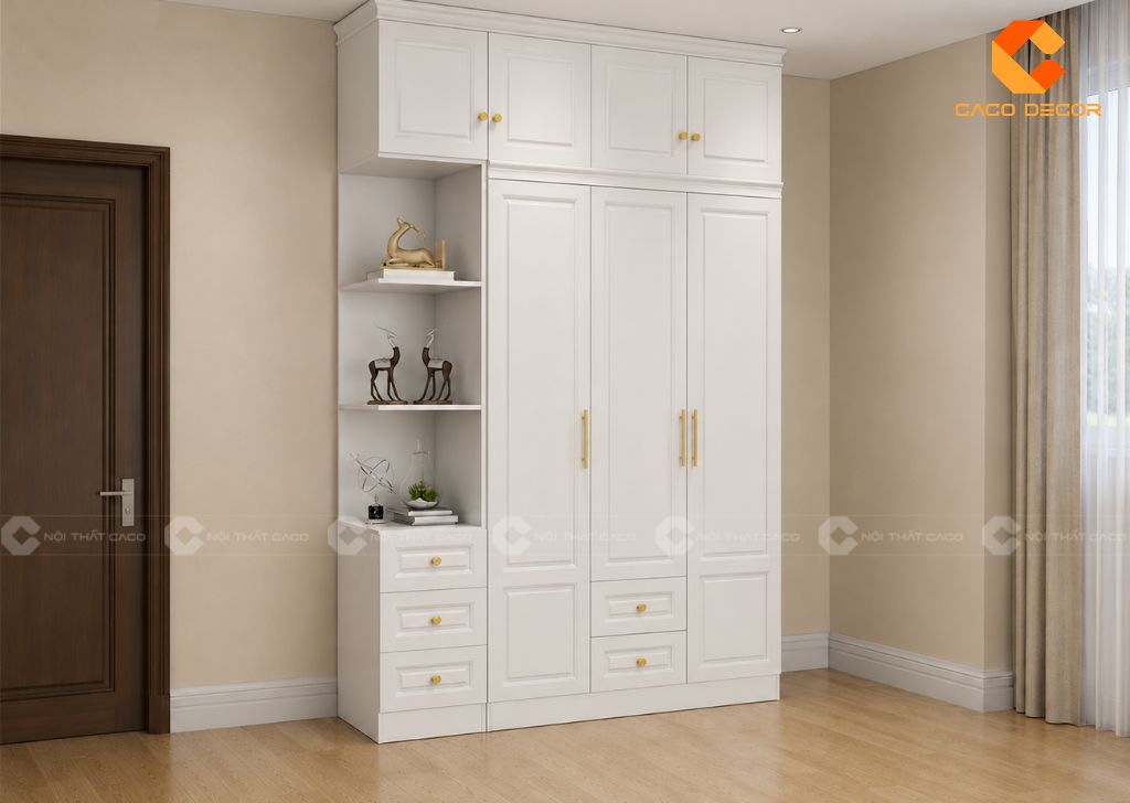 30+ Mẫu Tủ Quần Áo Kịch Trần Đẹp Cho Phòng Ngủ 12