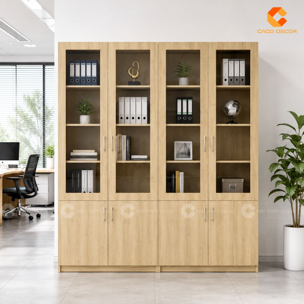 25 Mẫu Tủ Hồ Sơ Cánh Kính Đẹp Hiện Đại, Lưu Trữ Khoa Học 12