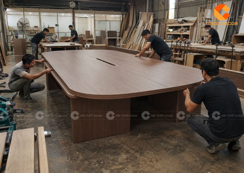 50+ Mẫu Bàn Họp 8 Người Đẹp, Gọn, Thi Công Theo Yêu Cầu 6