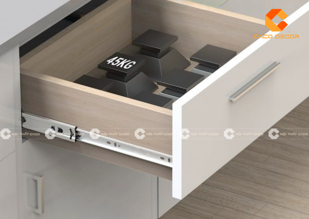 CBPN161 với thiết kế có ray trượt 3 tầng chịu lực tốt
