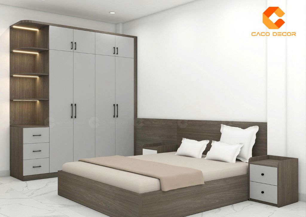 Combo phòng ngủ CBPN164 gỗ công nghiệp đẹp